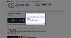 Desktop Screenshot of facultyplus.com